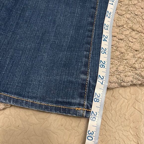 Abercrombie & Fitch Boot Cut Jean Blue Size 4S 27/31 - Picture 8 of 8